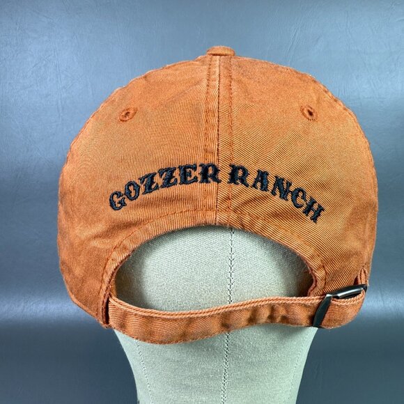 American Needle Gozzer Ranch Idaho Golf & Lake Club Hat Orange Adjustable Strap - Picture 5 of 13